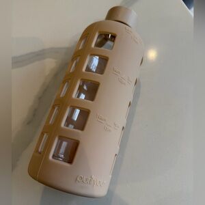 Purifyou Glass Water Bottle with Silicone Sleeve